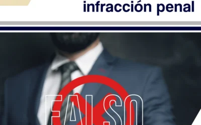 La falsedad en escritura como infracción penal